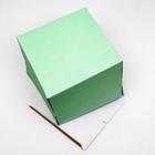 Кондитерская упаковка, без окна, мятная, 30 х 30 х 30 см - Фото 2