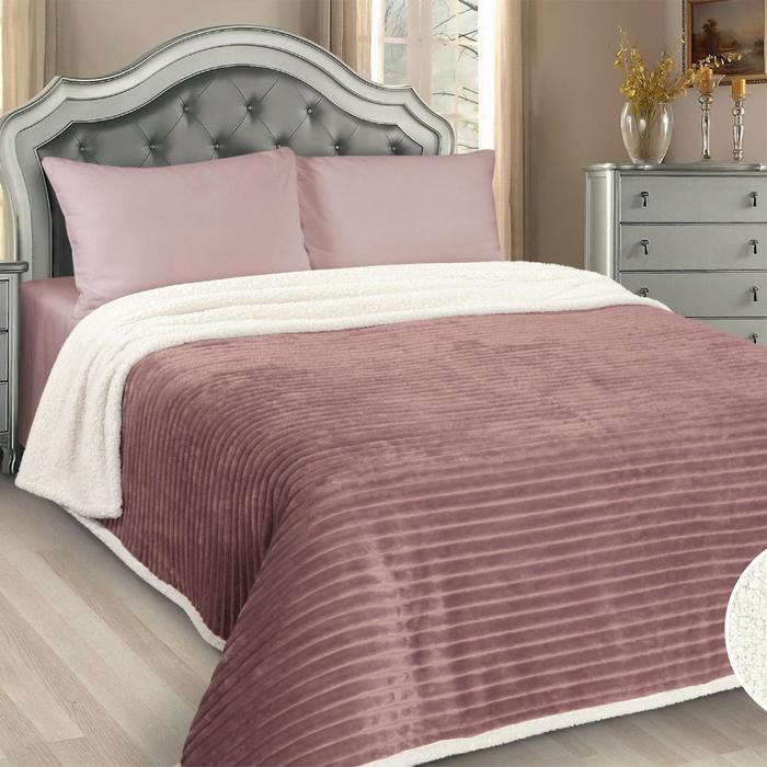 Плед Лондон, 230х250см, иск мех, 400 г/м, полиэстер - Фото 1