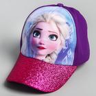 Кепка детская для девочки, размер 52-56, Холодное сердце - Фото 5