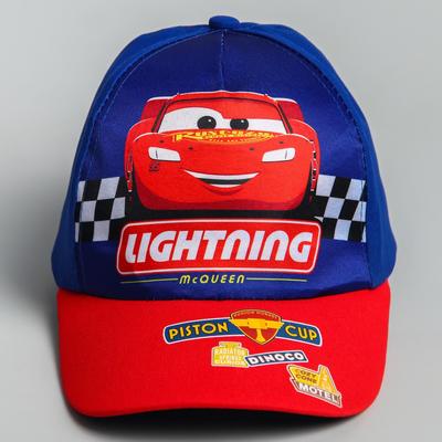 Кепка детская для мальчика, размер 52-54, «Тачки»