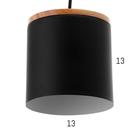 Светильник 40386/1 E27 40Вт черный 13х13х15-115 см - Фото 3