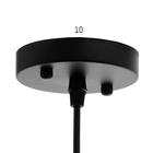 Светильник 40386/1 E27 40Вт черный 13х13х15-115 см - Фото 4