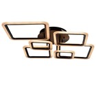 Люстра с ПДУ 59110/6BK LED 170 Вт 3000-6000К диммер черный 106×74.5×13.5 см - Фото 2