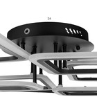 Люстра с ПДУ 59110/6BK LED 170 Вт 3000-6000К диммер черный 106×74.5×13.5 см - Фото 7
