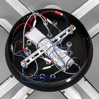 Люстра с ПДУ 59110/6BK LED 170Вт 3000-6000К диммер черный 106х74,5х13,5 см - фото 321139080