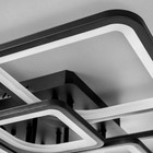 Люстра с ПДУ 59112/8BK LED 240Вт 3000-6000К диммер черный 55х55х10 см - фото 21249018