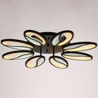 Люстра с ПДУ 59114/8BK LED 160Вт 3000-6000К диммер черный 70х70х7 см BayerLux - фото 21249024