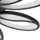 Люстра с ПДУ 59114/8BK LED 160Вт 3000-6000К диммер черный 70х70х7 см BayerLux - фото 21249028