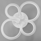 Люстра с ПДУ 59119/4WT LED 80 Вт 3000-6000К диммер белый 60×40×10 см BayerLux - фото 3753396