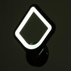 Бра "Ромб" 15Вт LED 4000К черный 22х7,5х26,5 см - фото 23331985