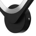 Бра "Ромб" 15Вт LED 4000К черный 22х7,5х26,5 см - фото 23331986