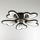 Люстра с ПДУ 59135/5BK LED 75+75 Вт 3 режима диммер черный 60×60×14 см BayerLux - Фото 2