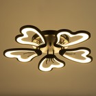 Люстра с ПДУ 59135/5BK LED 75+75 Вт 3 режима диммер черный 60×60×14 см BayerLux - Фото 5