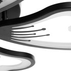 Люстра с ПДУ 59135/5BK LED 75+75 Вт 3 режима диммер черный 60×60×14 см BayerLux - Фото 6