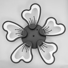 Люстра с ПДУ 59135/5BK LED 75+75 Вт 3 режима диммер черный 60×60×14 см BayerLux - Фото 8