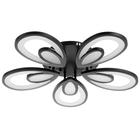 Люстра с ПДУ 59125/5BK LED 90+90Вт 3 режима диммер черный 65х65х14 см - Фото 2