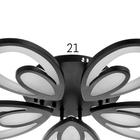 Люстра с ПДУ 59125/5BK LED 90+90Вт 3 режима диммер черный 65х65х14 см - Фото 9