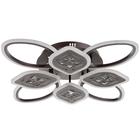 Люстра с ПДУ 1162/8CF LED 160 Вт 3000-6000К диммер кофе 70×70×10 см BayerLux - фото 48224242