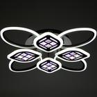 Люстра с ПДУ 1162/8CF LED 160 Вт 3000-6000К диммер кофе 70×70×10 см BayerLux - фото 48224244