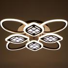 Люстра с ПДУ 1162/8CF LED 160 Вт 3000-6000К диммер кофе 70×70×10 см BayerLux - фото 48224245