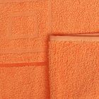 Полотенце махровое банное Fiesta Cotonn Квадрат, размер 70х140 см, цвет коралл, 500 г/м2 - Фото 3