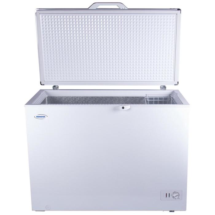 Морозильный ларь Ренова FC-385C, класс В, 385 л, 1 корзина, суперзаморозка, белый - Фото 1