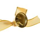 Колокольчик на булавке с бантом на Выпускной, золотой, d = 2,6 см - Фото 3
