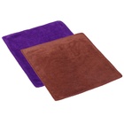 Тряпка для мытья авто, Grand Caratt, микрофибра, 350 г/м², 25×25 см, набор 2 шт. - Фото 5