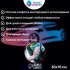Салфетка для автомобиля Grand Caratt, микрофибра, 300 г/м², 30×70 см, синяя 5391077 - фото 16445120