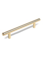 Ручка рейлинг ТУНДРА BISTRO, d=12 мм, м/о 128 мм, цвет золото - Фото 4