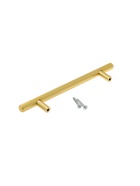 Ручка рейлинг ТУНДРА BISTRO, d=12 мм, м/о 128 мм, цвет золото - Фото 5