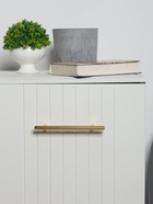 Ручка рейлинг ТУНДРА BISTRO, d=12 мм, м/о 128 мм, цвет золото 5496098