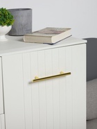 Ручка рейлинг ТУНДРА BISTRO, d=12 мм, м/о 128 мм, цвет золото - Фото 2