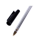 Ручка шариковая Calligrata, чёрный стержень, узел 0.7 мм, прозрачный корпус с чёрным колпачком 5449281 - фото 8981976