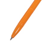 Ручка шариковая Calligrata, синий стержень, узел 0.7 мм, оранжевый корпус с синим колпачком - Фото 11