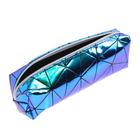 Пенал школьный "Голография" на молнии, МИКС - Фото 4