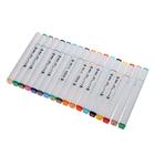 Набор маркеров для скетчинга двусторонние 36 штук/36 цветов - фото 30791357