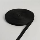 Стропа, 20 мм, 50 м, цвет чёрный - Фото 3