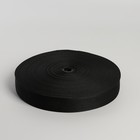 Стропа, 40 мм, 50 м, цвет чёрный - фото 6408464