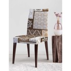 Чехол на стул «Плиточный креатив», декоративный, велюр - Фото 1