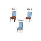 Чехол на стул «Плиточный креатив», декоративный, велюр - Фото 3