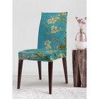 Чехол на стул «Ветви с миндальным цветком», декоративный, велюр - Фото 1