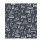 Комплект салфеток для сервировки стола «Фаст-фуд», прямоугольные, размер 32х46 см, 4 шт - Фото 3