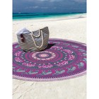 Парео и пляжный коврик «Мандала», d = 150 см - Фото 3