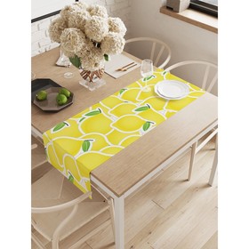 Дорожка на стол «Лимонное полотно», оксфорд, размер 40х145 см