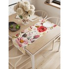 Дорожка на стол «Цветочная солянка», оксфорд, размер 40х145 см - Фото 1