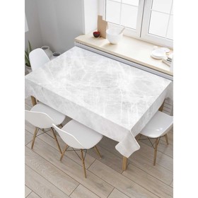 Скатерть на стол «Серая мраморная поверхность», прямоугольная, оксфорд, размер 120х145 см