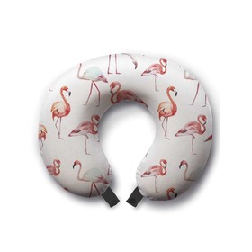 Подушка для путешествий «Будни фламинго», размер 30х25х10 см