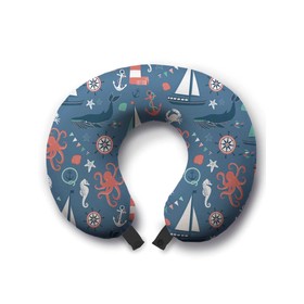 Подушка для путешествий «Капитанские сны», размер 30х25х10 см