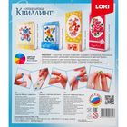 Открытка "Мишка с сердечком" квиллинг - Фото 3